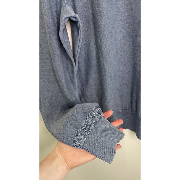 Rag & Bone Large 100% Cotton Lightweight Pullover Old Money Preppy Grandpacore - Picture 3 of 9